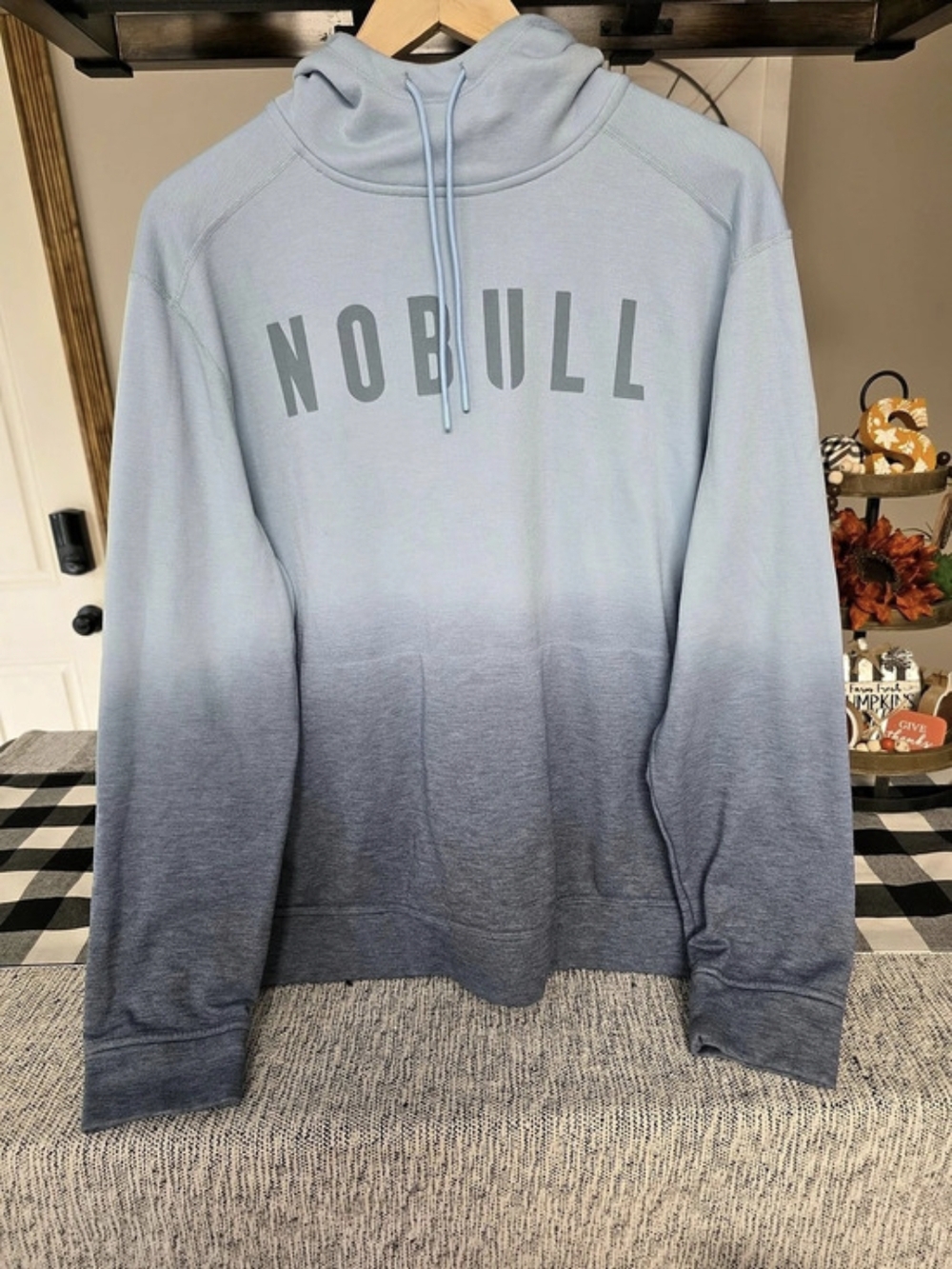 Nobull Ombre Hoodie Ombre Pullover Hoodie Blue XL